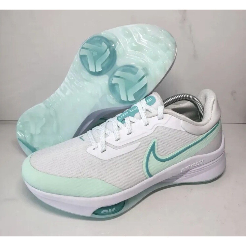 Nike Air Zoom Infinity Tour NEXT% Golf Shoes DC5221-143 White Mint Foam Sz 10.5